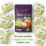 Garden Pack Seeds Pouch - 50 Varieties