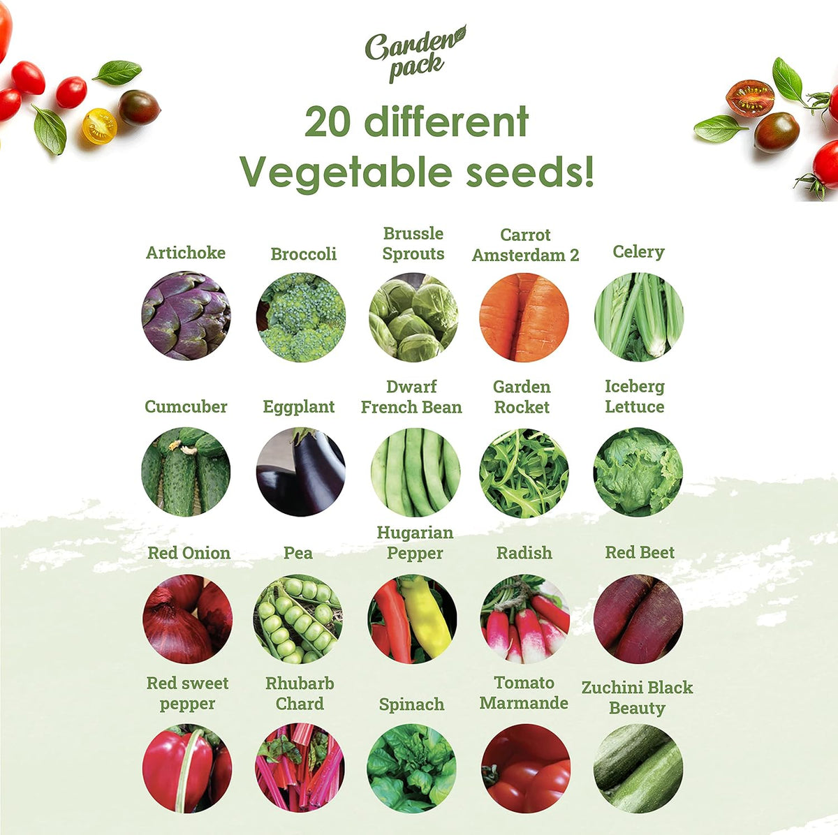 Mini Veg – 20 Vegetable Varieties