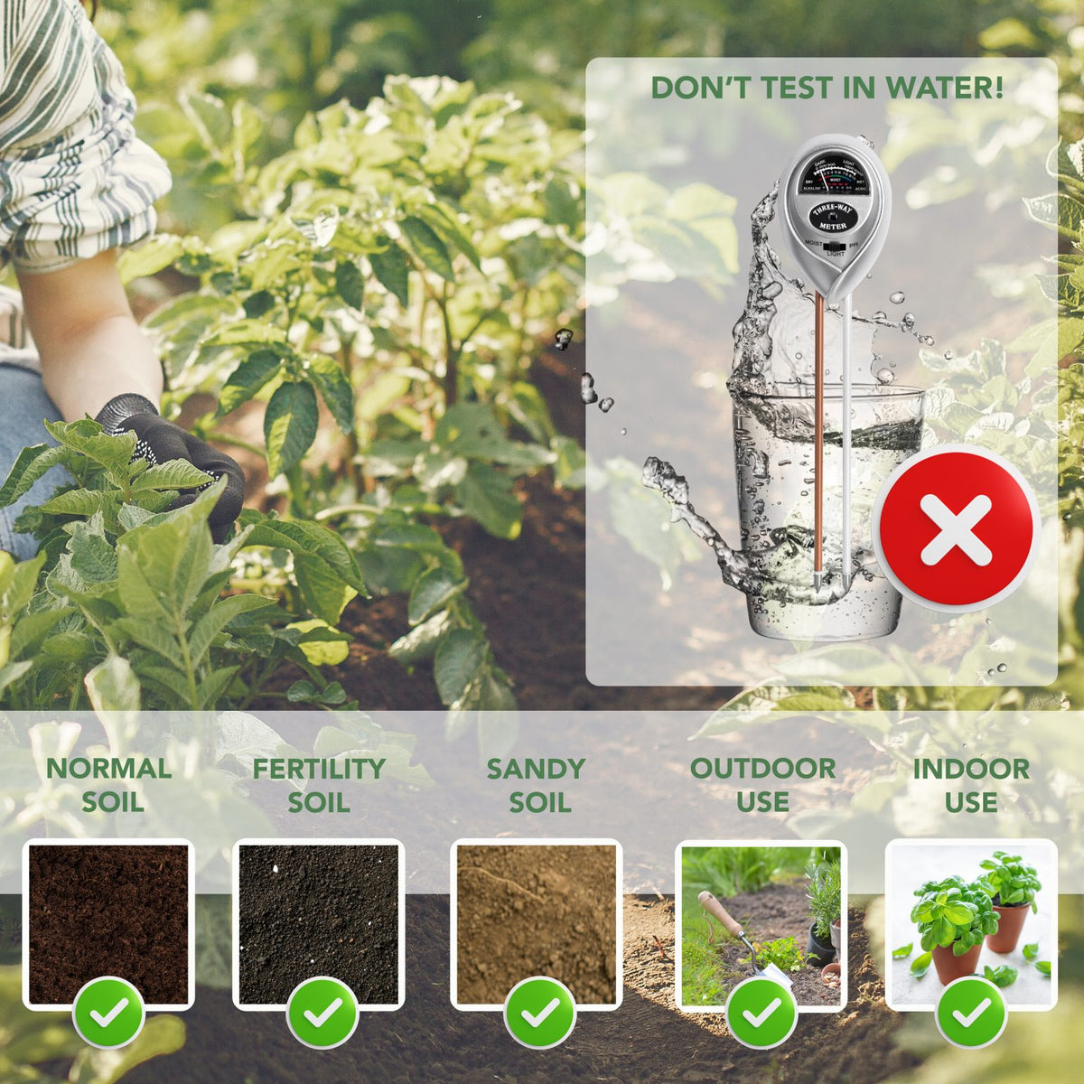 3-in-1 Soil Meter