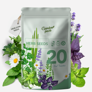 Grow Your Own - 20 Herbs Varieties Pouch